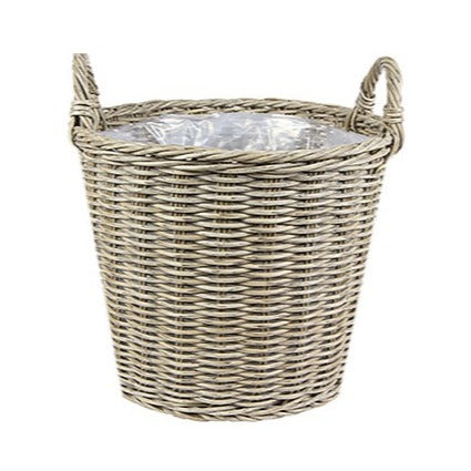 Ivyline Polyrattan Lined Planter