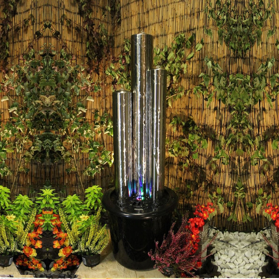 Tranquility Medium 'Stainless Steel Tube' Water Feature