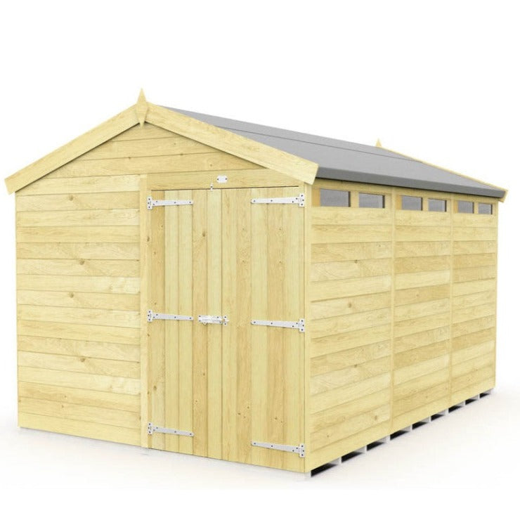 8ft x 12ft Apex Security Shed