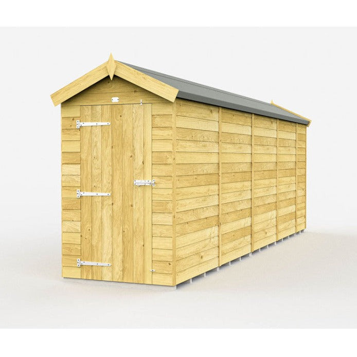 4ft x 17ft Apex Shed