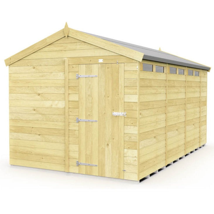 8ft x 14ft Apex Security Shed