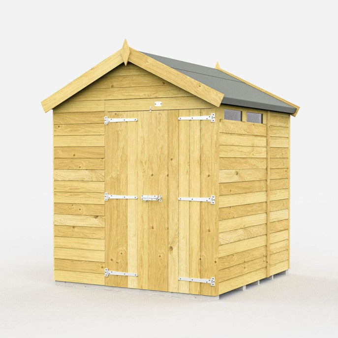 7ft x 6ft Apex Security Shed