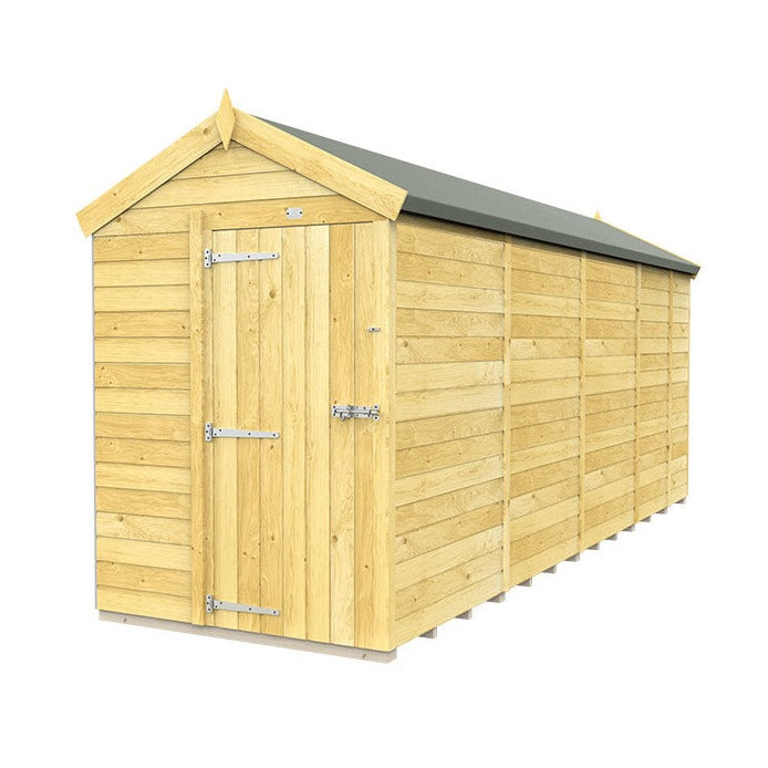 5ft x 17ft Apex Shed