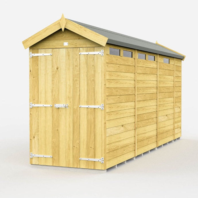4ft x 13ft Apex Security Shed