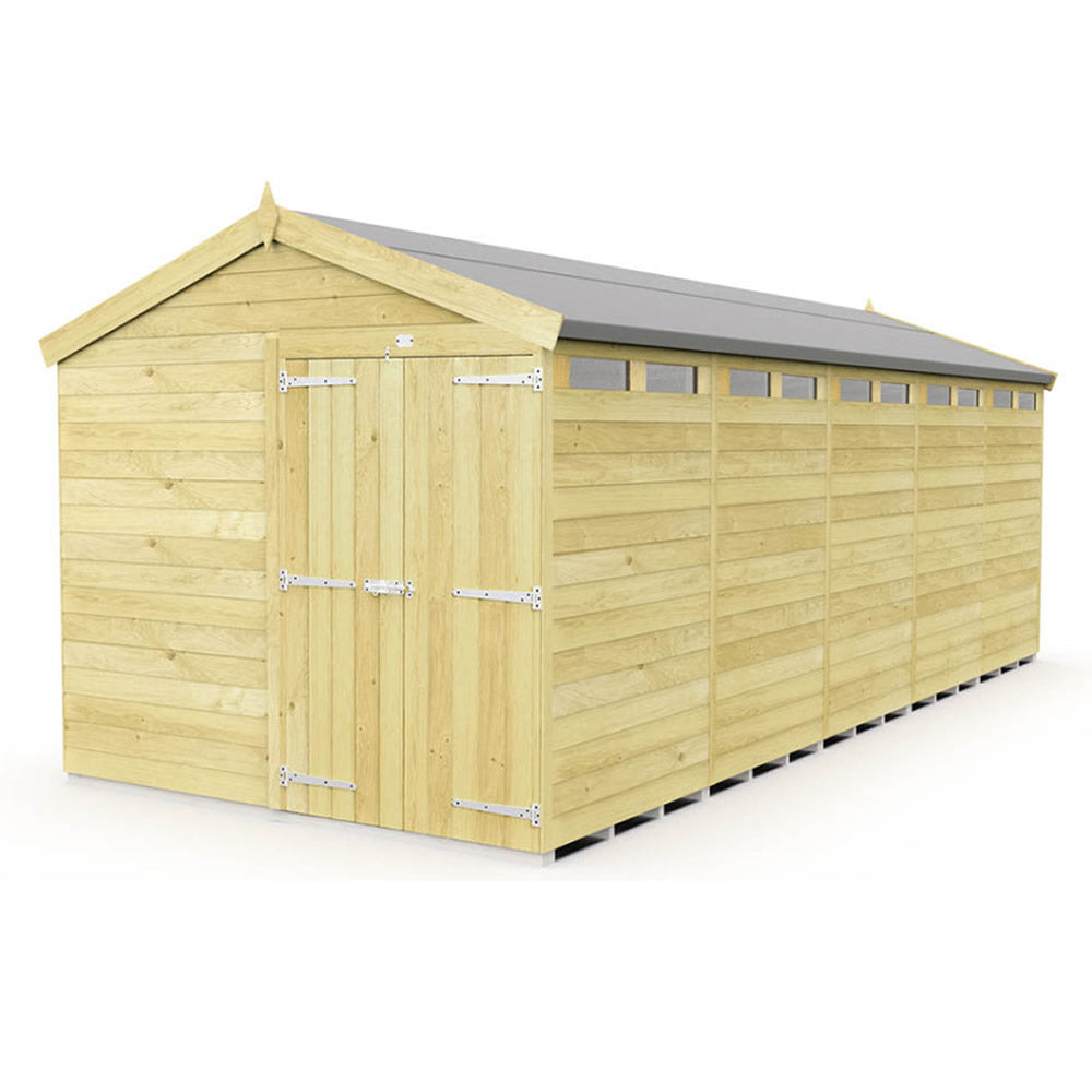 8ft x 20ft Apex Security Shed