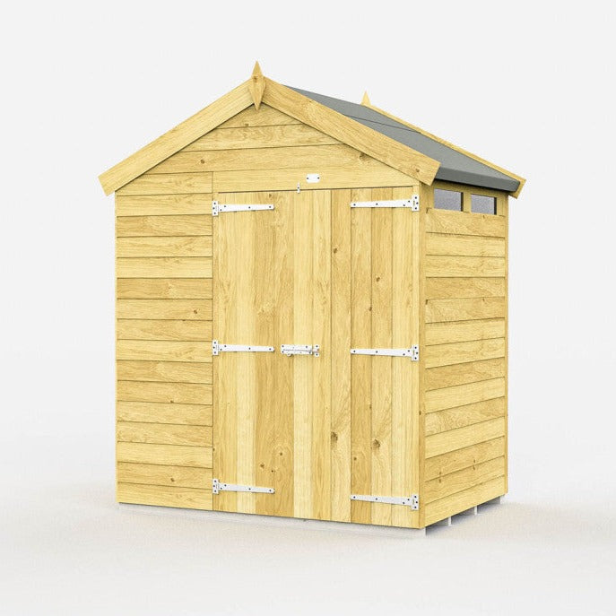 7ft x 4ft Apex Security Shed