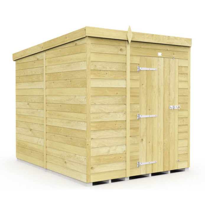 6ft x 8ft Pent Shed