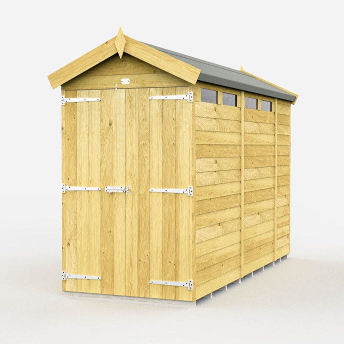 4ft x 11ft Apex Security Shed