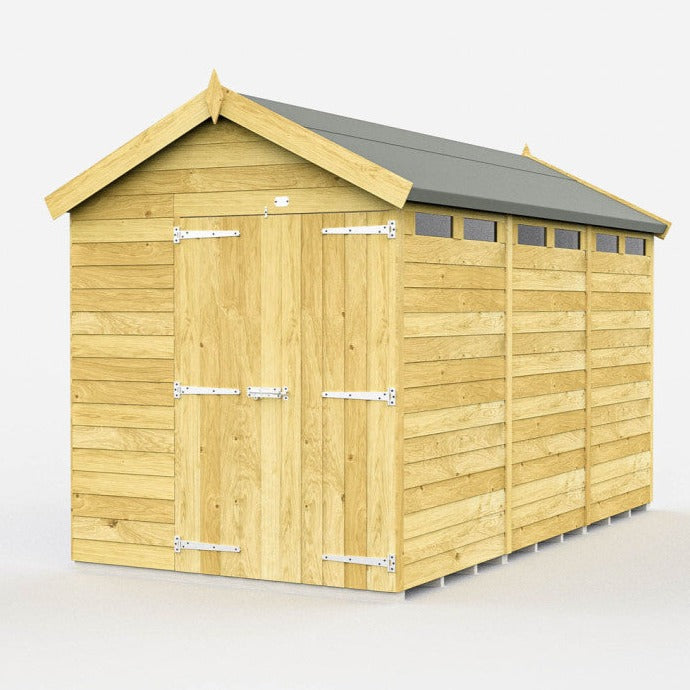 6ft x 12ft Apex Security Shed