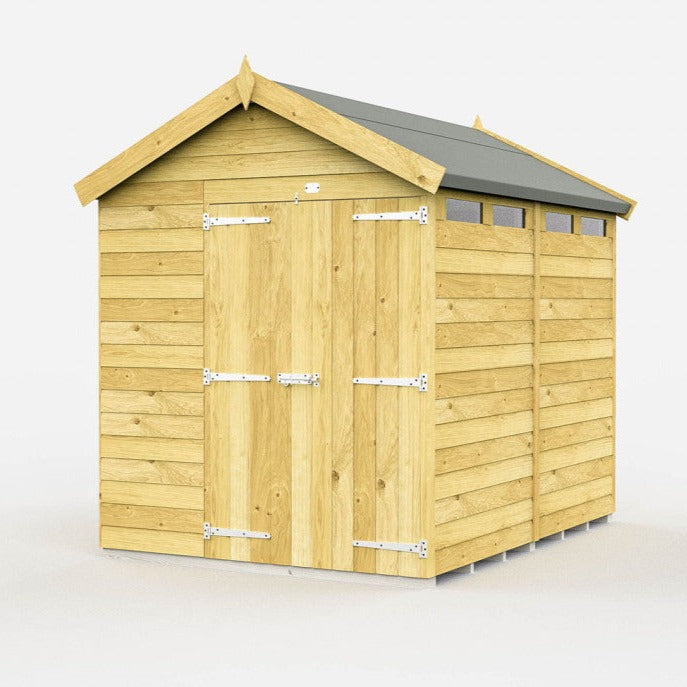 7ft x 8ft Apex Security Shed