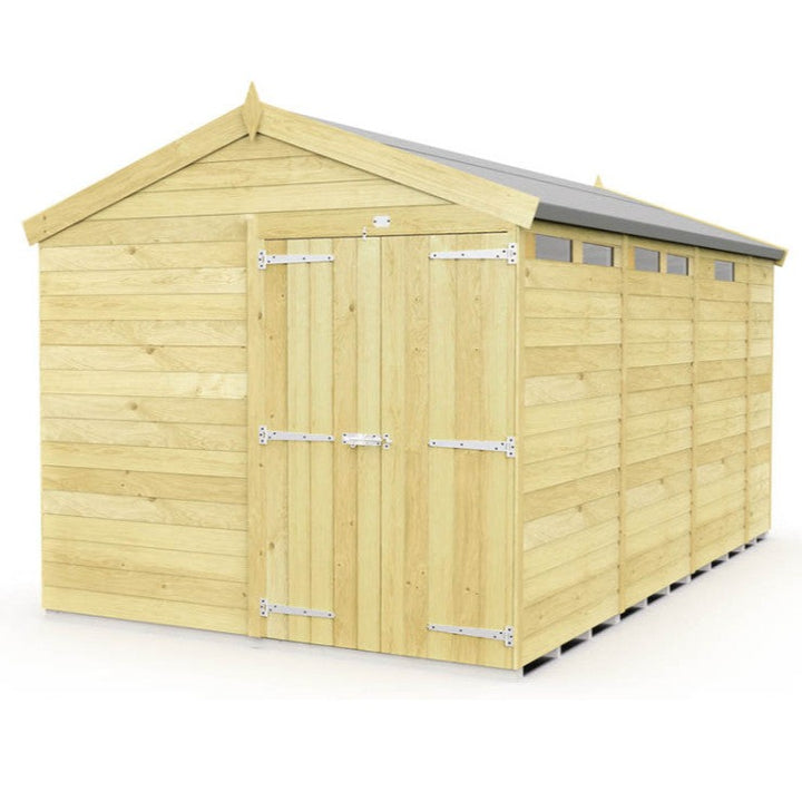 8ft x 13ft Apex Security Shed