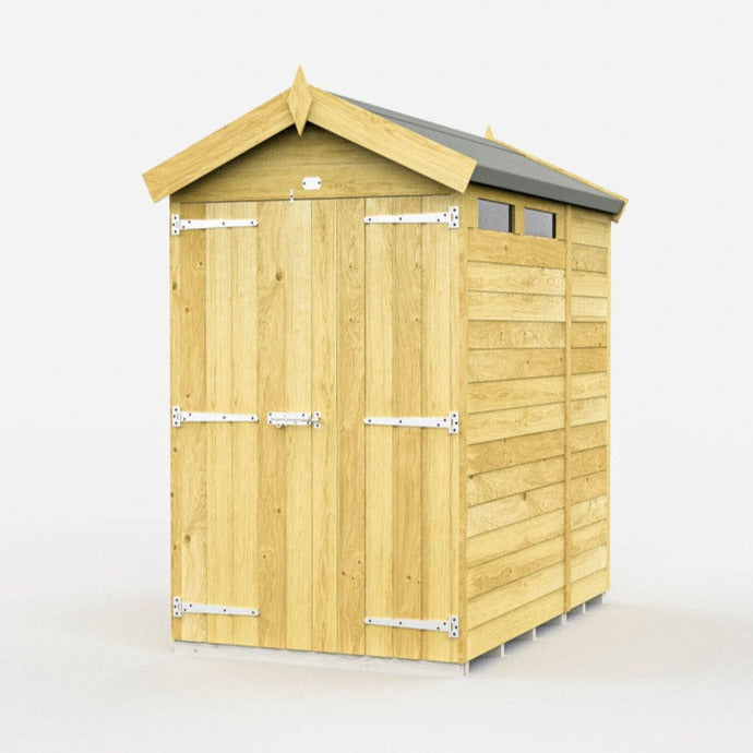 4ft x 6ft Apex Security Shed