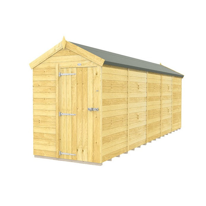 5ft x 20ft Apex Shed