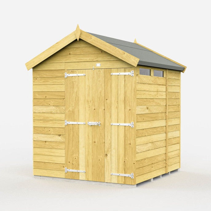 7ft x 7ft Apex Security Shed