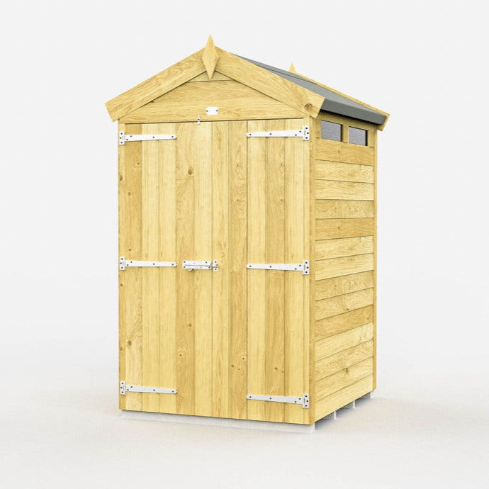 4ft x 4ft Apex Security Shed