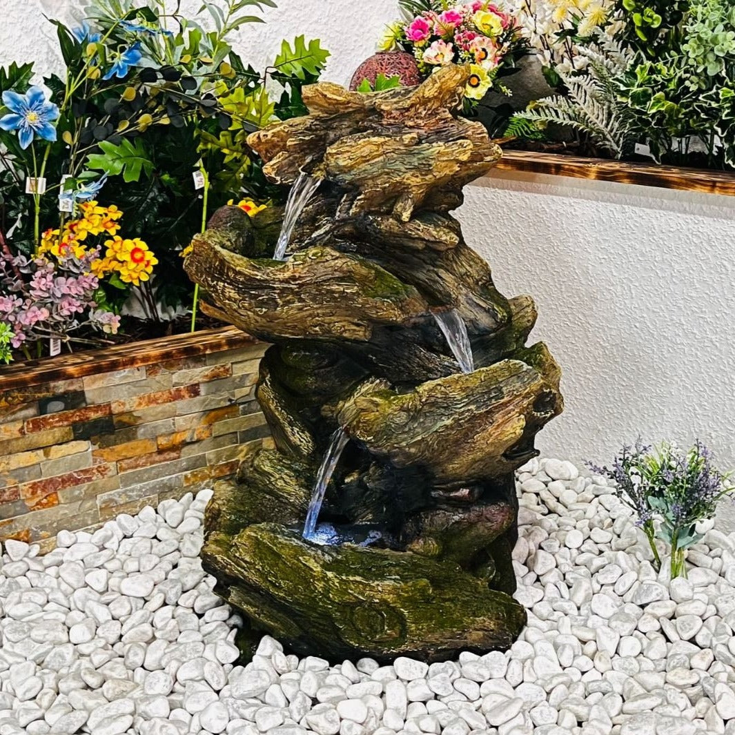 Trinity Water Feature Tranquility Driftwood Falls Water Feature - Garden Wildlife