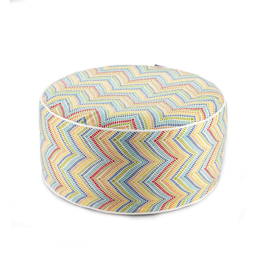 Ascalon Inflatable Round Stool - Zigzag