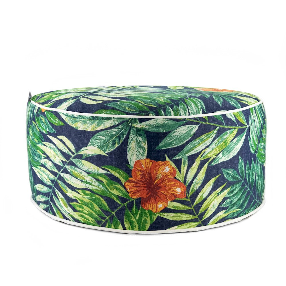 Ascalon Inflatable Round Stool - dark tropical