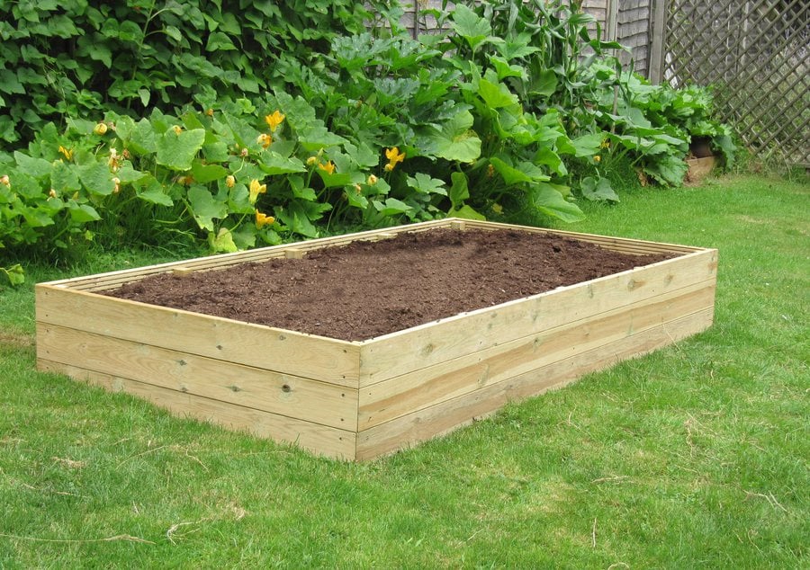 Buy Access Garden 8ft x 4ft Wooden Raised Bed Kit online UK