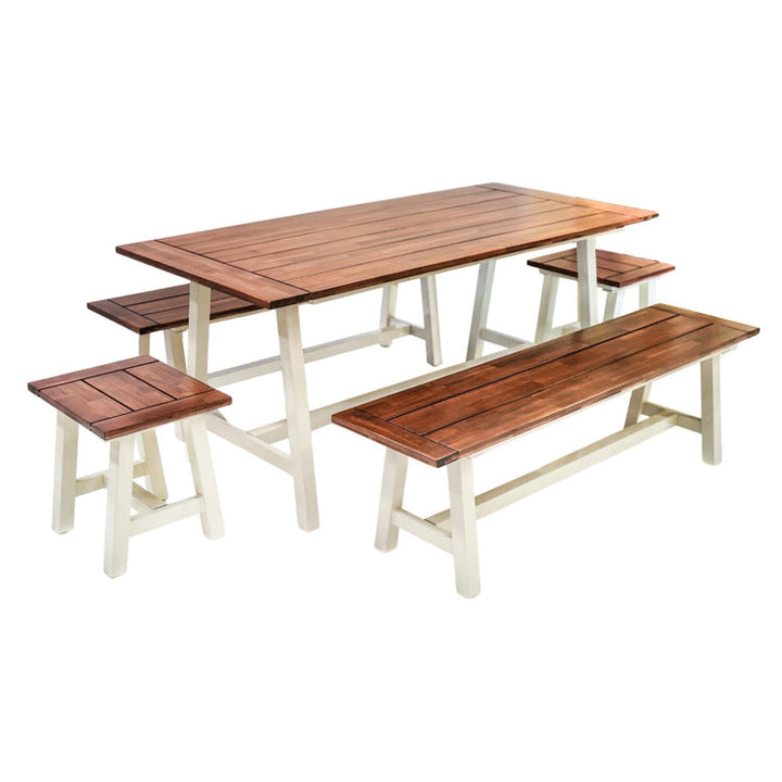 Ivyline Broadway Acacia Wood Furniture Set 5 Piece