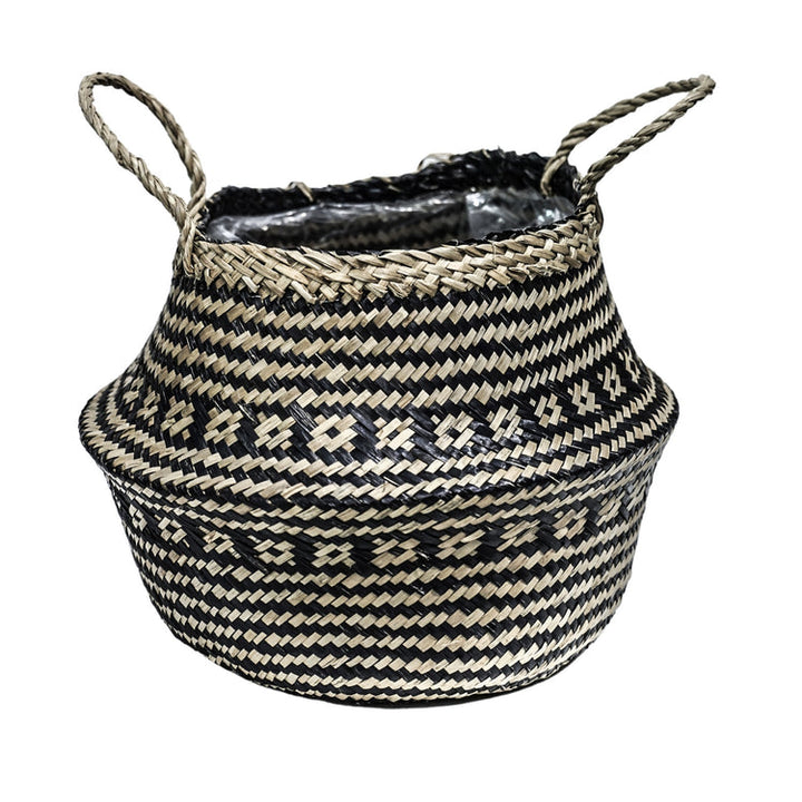 Ivyline Seagrass Tribal Lined Basket