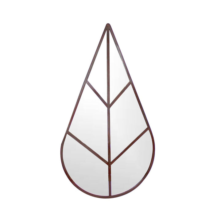 Ivyline Leaf Outdoor Mirror Natural