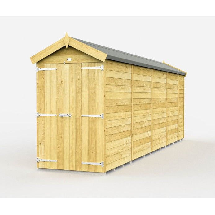 4ft x 17ft Apex Shed