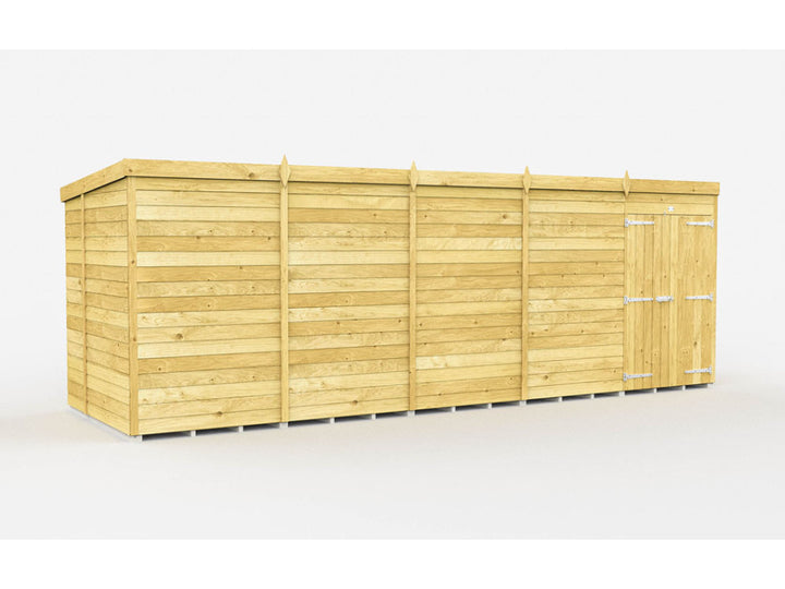 17ft x 6ft Pent Shed
