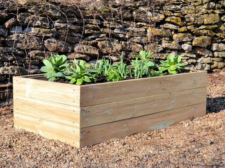 Access 2' X 4' Wooden Raised Bed Kit