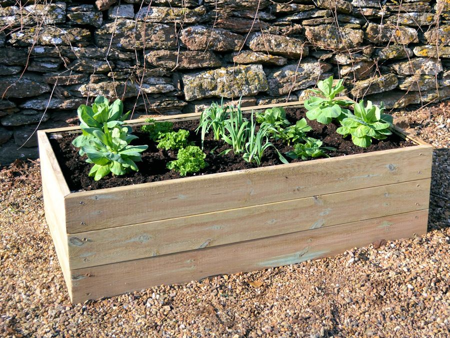 Buy Access Garden 4ft x 2ft Wooden Raised Bed Kit online UK