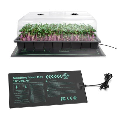 GardenSkill Heated Propagator & Indoor Greenhouse with LED Light