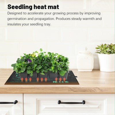 GardenSkill Heated Propagator & Indoor Greenhouse with LED Light