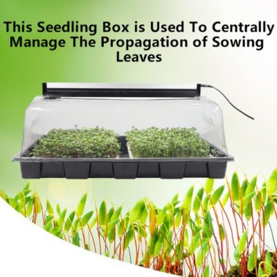 GardenSkill Heated Propagator & Indoor Greenhouse with LED Light