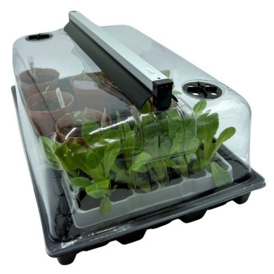 GardenSkill Heated Propagator & Indoor Greenhouse with LED Light