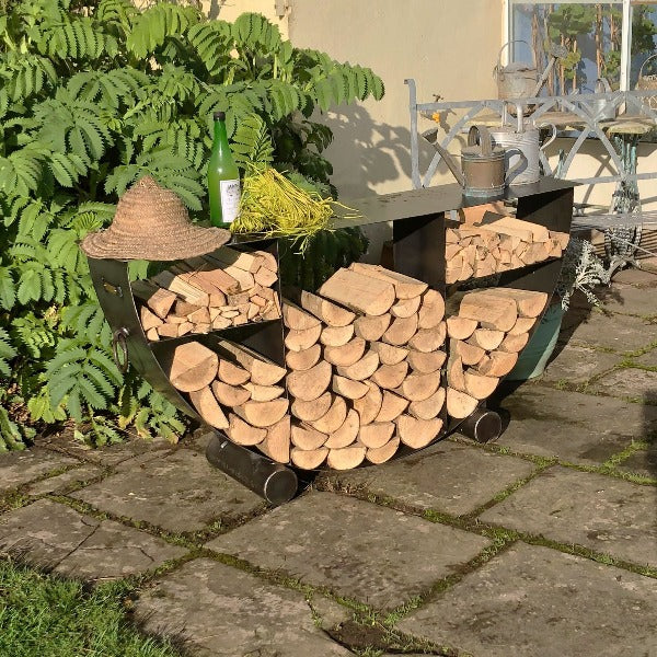 Firepits UK Half Circular Log Store