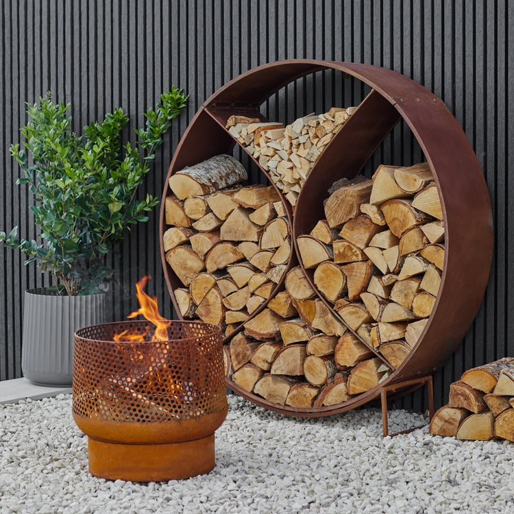 Ivyline Buttermere Basket Outdoor Fire Pit