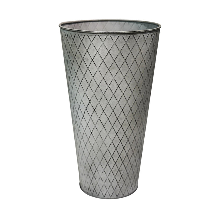 Ivyline Outdoor Chatsworth Zinc Vase