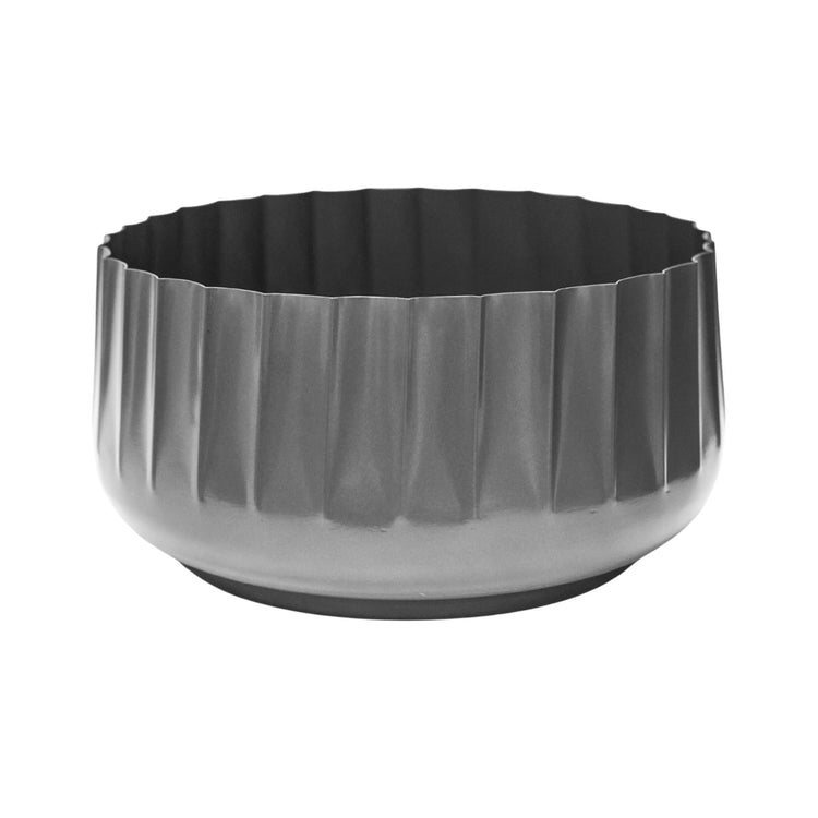 Ivyline Hudson Corrugated Bowl Planter