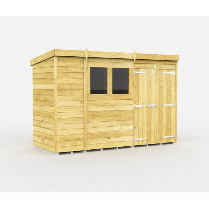 11ft x 4ft Pent Shed
