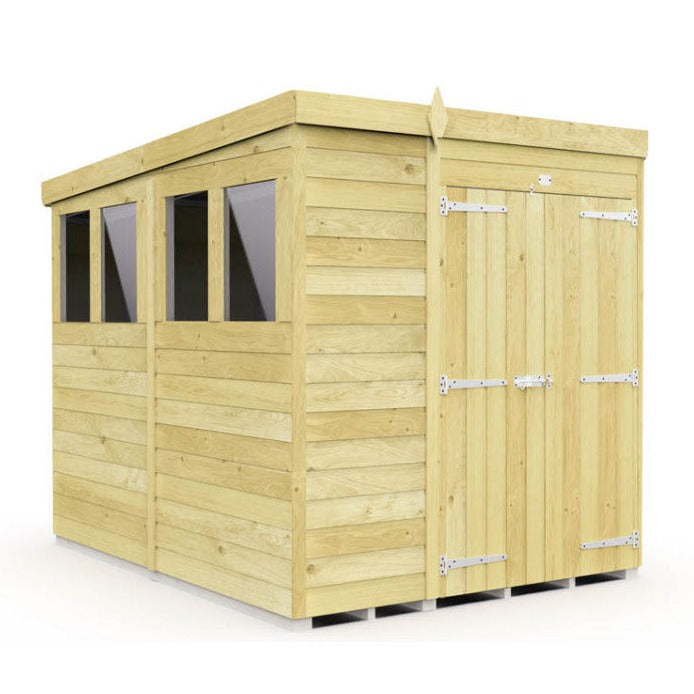 6ft x 8ft Pent Shed