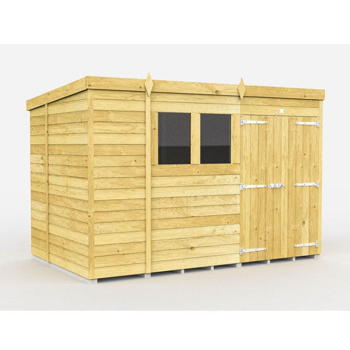 10ft x 7ft Pent Shed