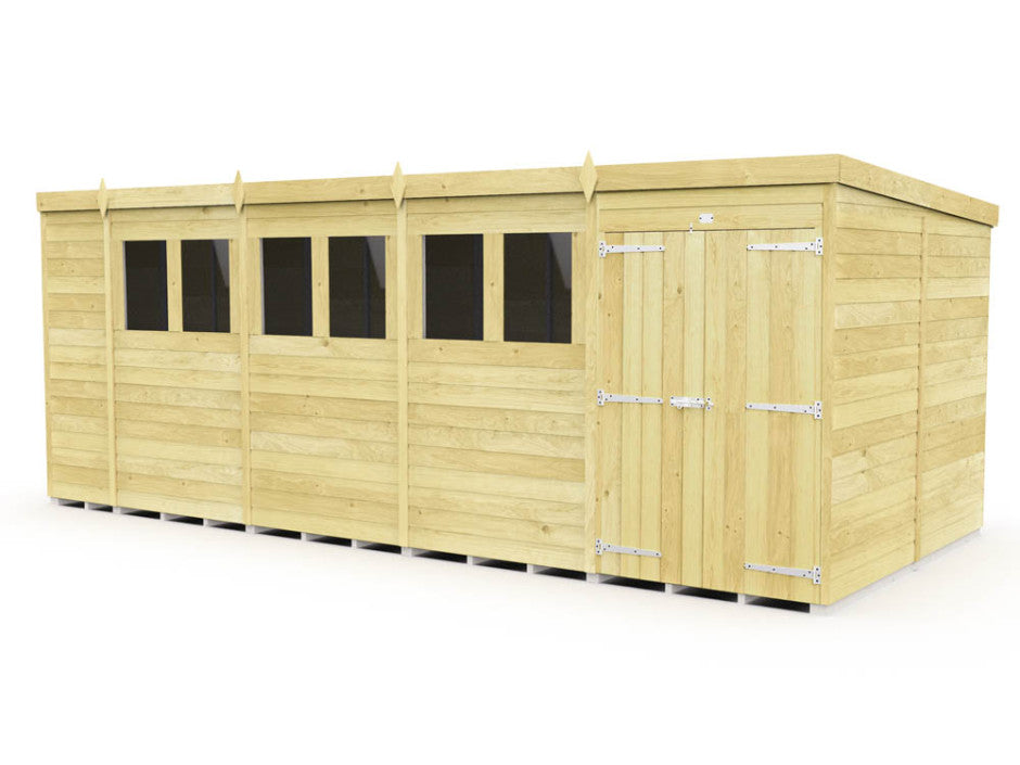 19ft x 8ft Pent Shed