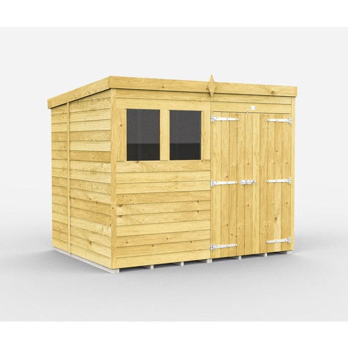 8ft x 7ft Pent Shed