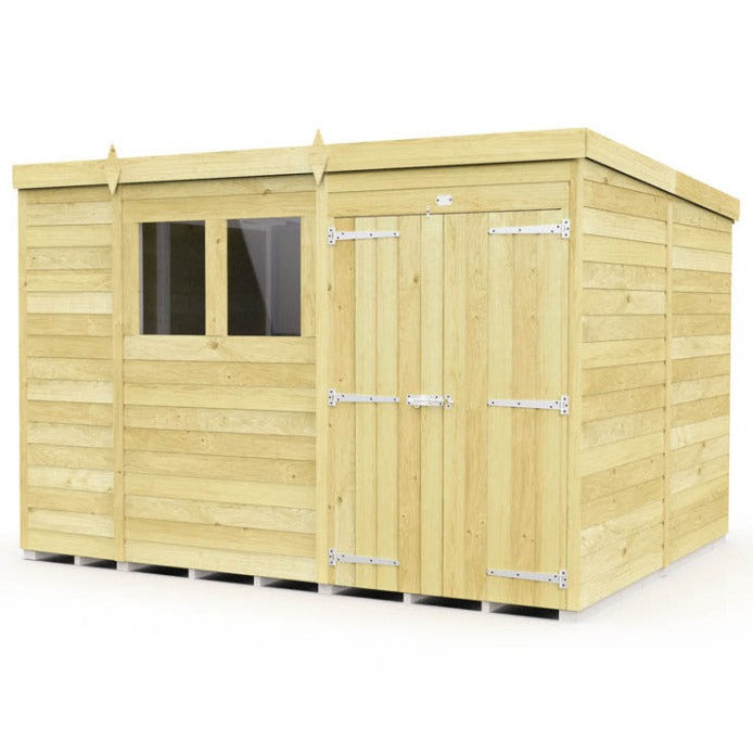 10ft x 8ft Pent Shed