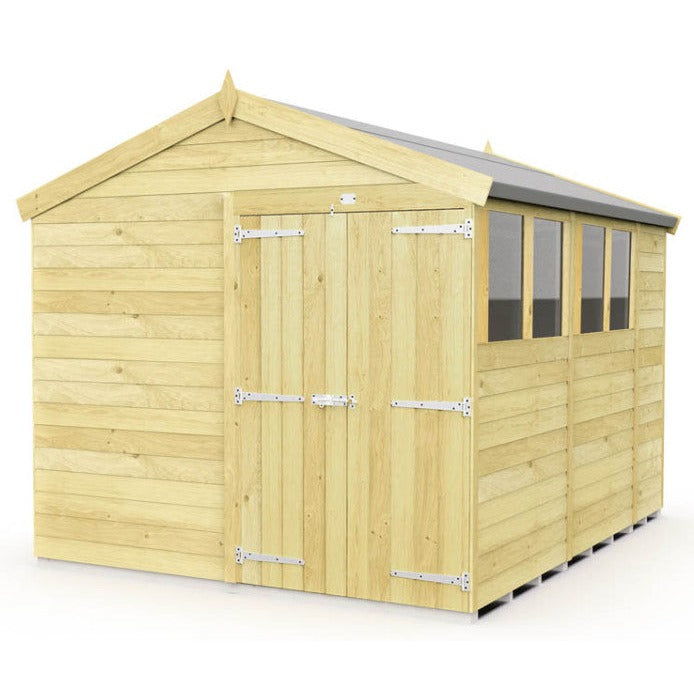 8ft x 10ft Apex Shed