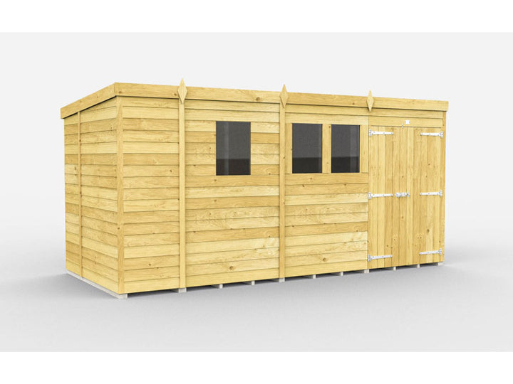 13ft x 7ft Pent Shed
