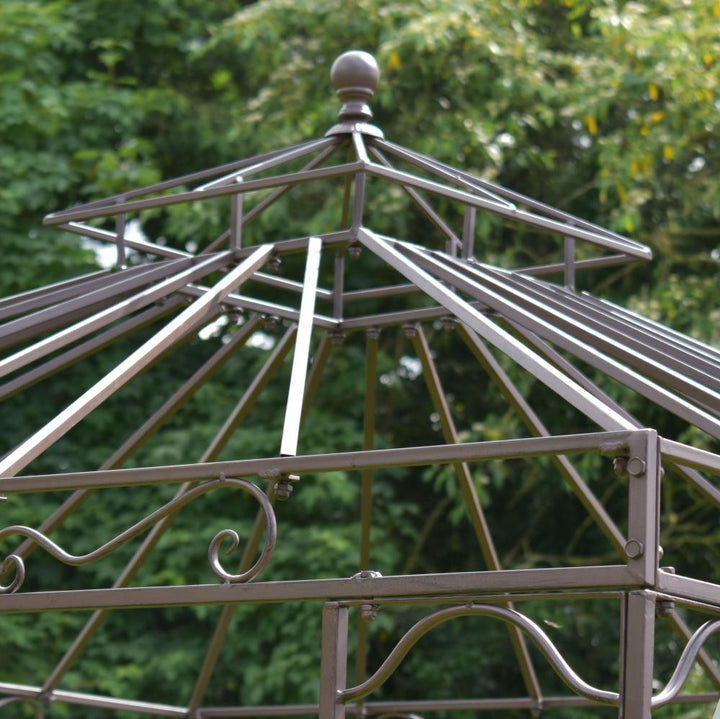 Ascalon Lyon Square Gazebo - 'Dark Brown'