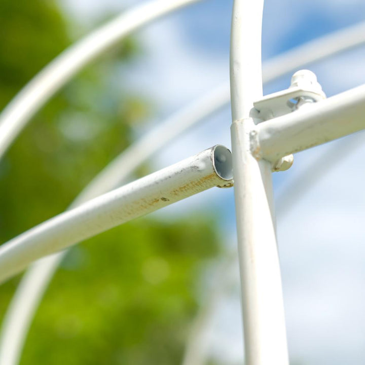 Ascalon Fleur-De-Lys Round Gazebo - 'Cream'