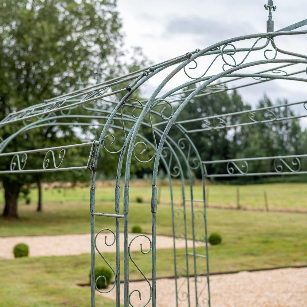 Buy Ascalon Fleur-De-Lys Arch Tunnel - 'Green Rust' online UK