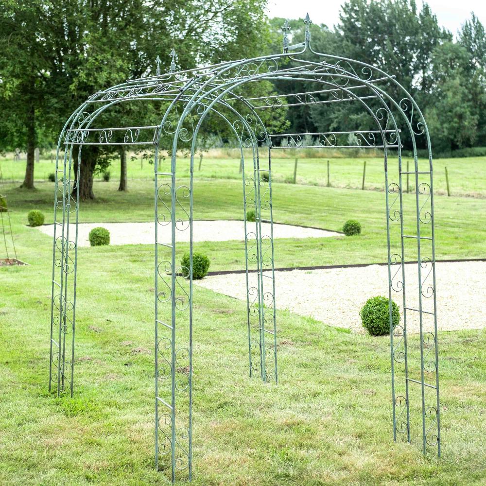 Buy Ascalon Fleur-De-Lys Arch Tunnel - 'Green Rust' online UK